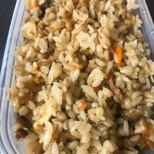 雑穀米でかやくご飯